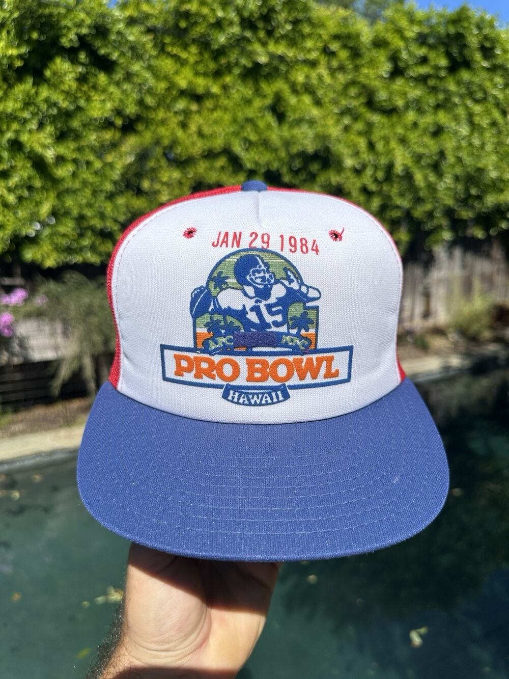 Vintage Youngan 1984 NFL PRO Bowl Hawaii Snapback Hat